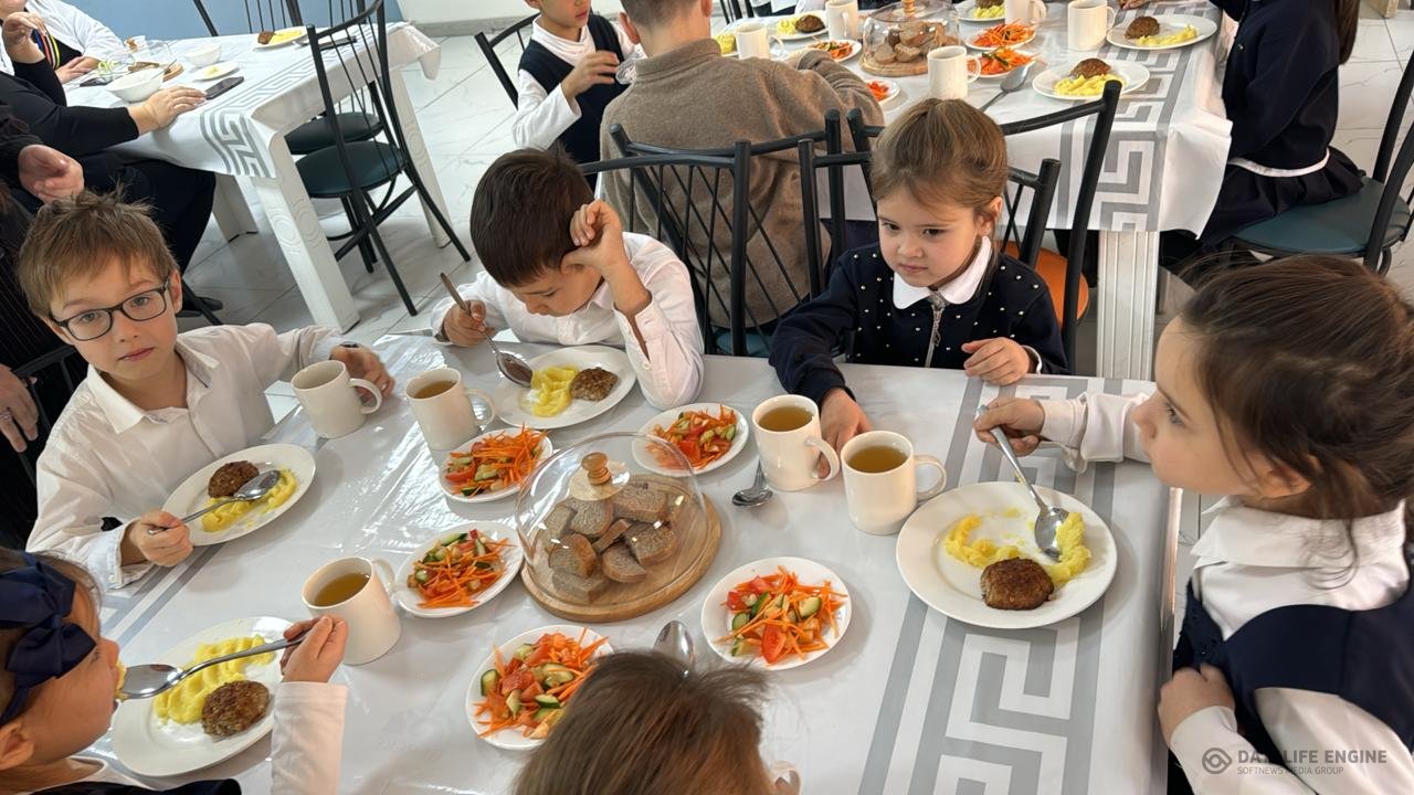 Мектеп асханасында/ В школьной столовой 1-4 классы