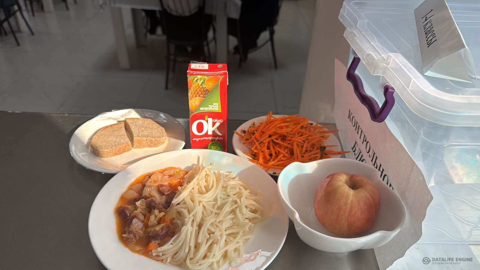 Ас мәзірі 1-4 классы/ Меню 1-4 классы